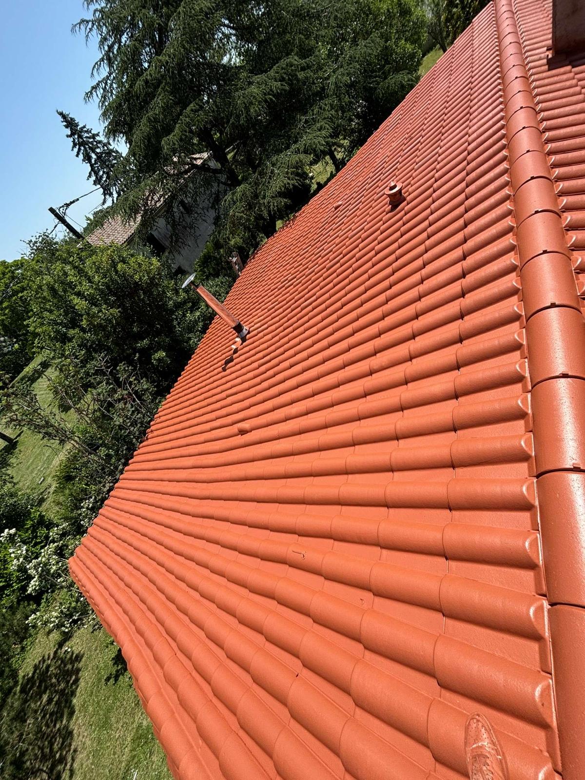 Toiture après nettoyage à Aixe-sur-Vienne